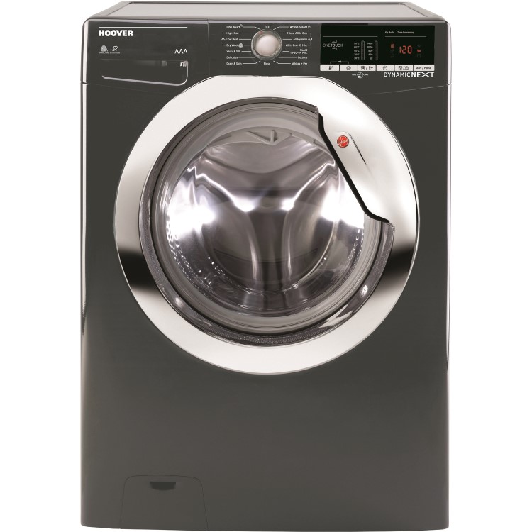 GRADE A2 - Hoover WDXOA4106HCR-80 Dynamic Next 10+6 Freestanding Washer Dryer - Silver