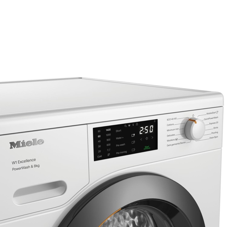 Miele W1 8kg 1400rpm Washing Machine - White