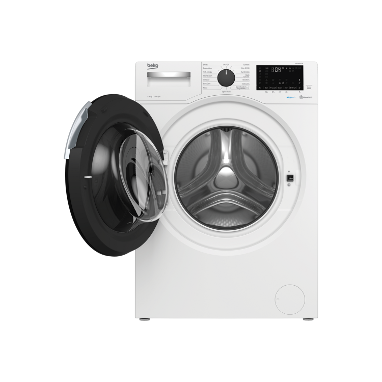 Refurbished Beko WEC84P64E2W 8KG 1400 Spin Freestanding Washing Machine White