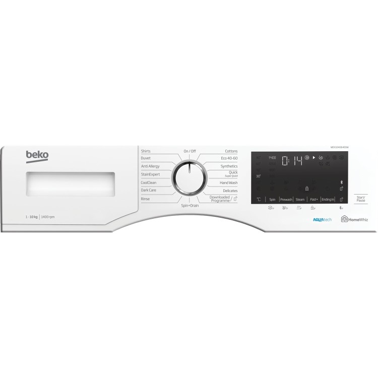 Beko AquaTech 10kg 1400rpm Freestanding Washing Machine - White