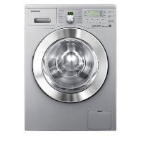 Samsung WF0702WKU EcoBubble 7kg 1200rpm Freestanding Washing Machine In Silver