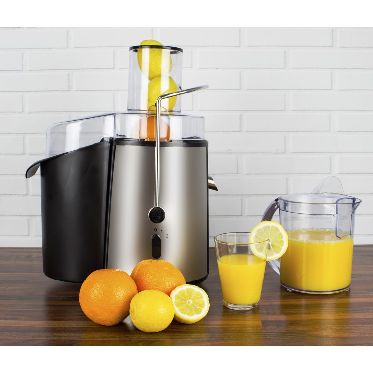 GRADE A1 - ElectriQ WF1000 Whole Fruit Power Juicer Stainless Steel 990W