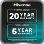 Hisense KitchenFit 5i Series 10kg Wash 6kg Dry 1400rpm Washer Dryer - White