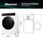 Hisense KitchenFit 5i Series 10kg Wash 6kg Dry 1400rpm Washer Dryer - White