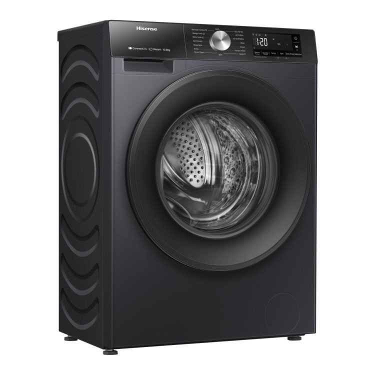 Hisense 10.5kg 1400rpm Washing Machine - Black