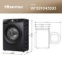 Hisense 3 Series 9kg 1400rpm Washing Machine - Black