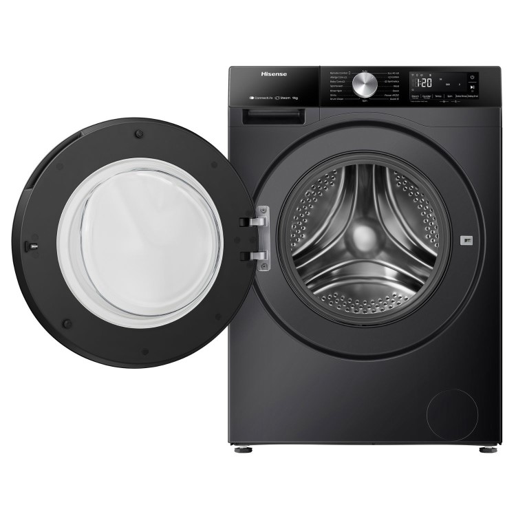 Hisense 3 Series 9kg 1400rpm Washing Machine - Black