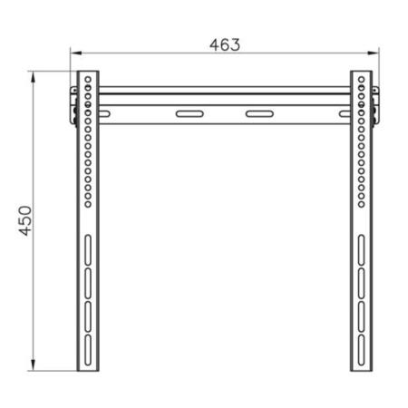 Vivanco 33385 Flat TV Wall Bracket - Up to 40 Inch