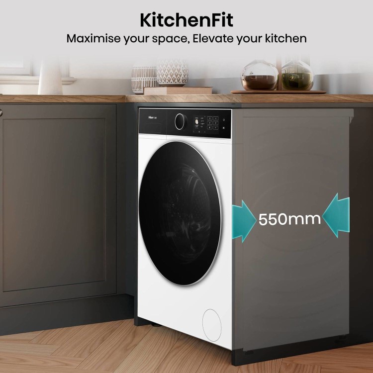 Hisense KitchenFit 5i Series 10kg Wash 6kg Dry 1400rpm Washer Dryer - White