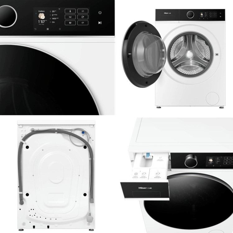 Hisense KitchenFit 5i Series 12kg 1400rpm Washing Machine - White