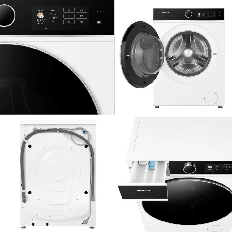 Hisense KitchenFit 5i Series 9kg 1400rpm Washing Machine - White