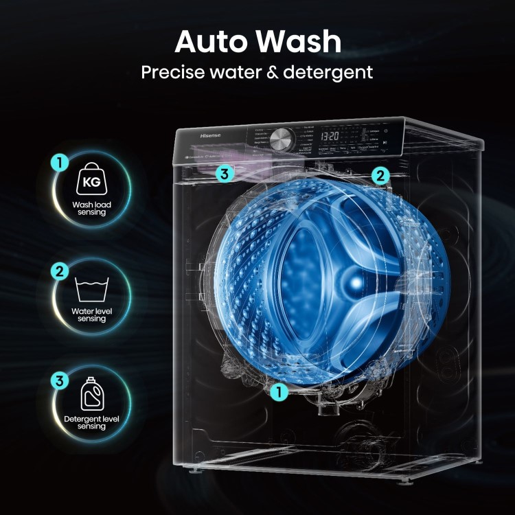 Hisense 5S Series 10.5kg 1400rpm Washing Machine - White