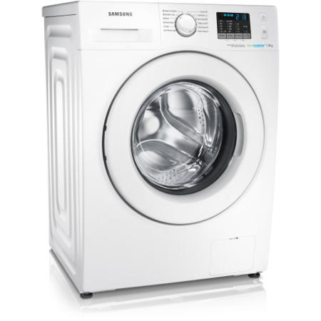 GRADE A2 - Minor Cosmetic Damage - Samsung WF70F5E0W2W EcoBubble 7kg 1200rpm Freestanding Washing Machine - White