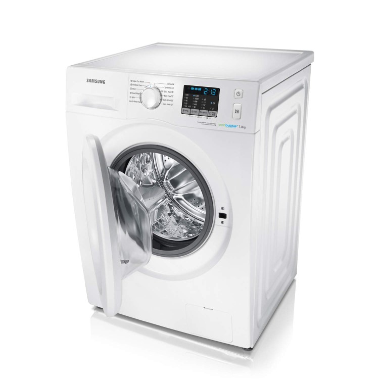 Samsung WF70F5E0W4W EcoBubble 7kg 1400rpm Freestanding Washing Machine White