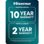 Hisense 7S Series 12kg 1400rpm Washing Machine - Black
