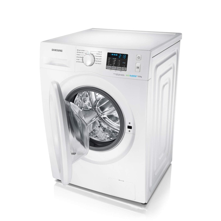 Samsung WF80F5E0W2W EcoBubble 8kg 1200rpm Freestanding Washing Machine White