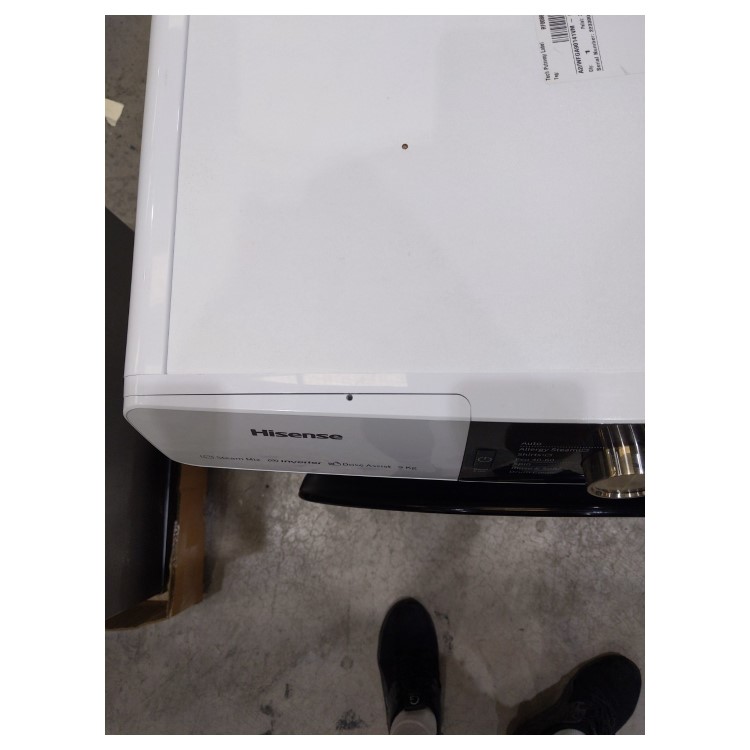 Refurbished Hisense WFGA90141VM Freestanding 9KG 1400 Spin Washing Machine White
