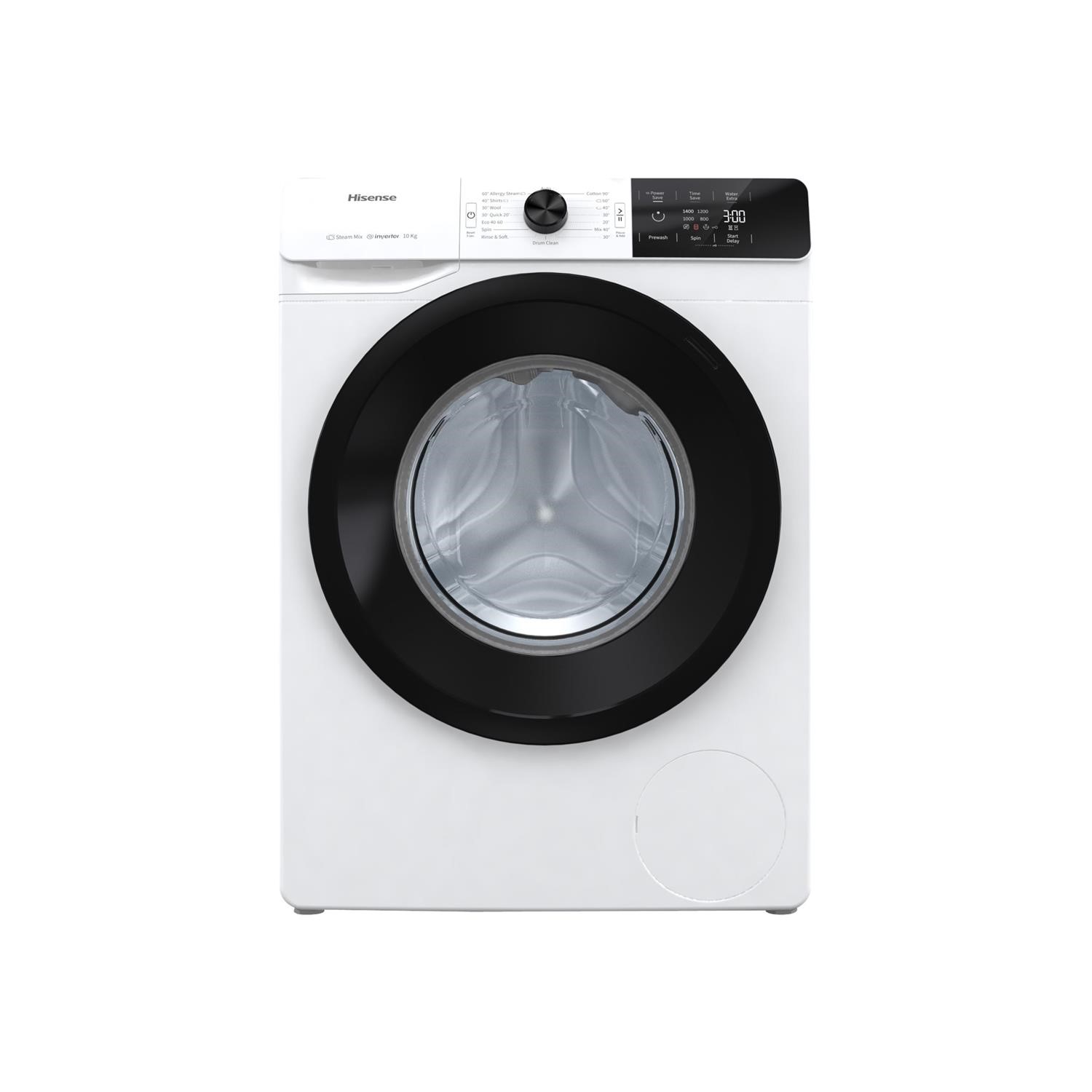 Hisense Wfge10141vm 10kg 1400rpm Freestanding Washing Machine White Appliances Direct