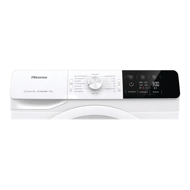 Hisense 8kg 1400rpm Freestanding Washing Machine - White