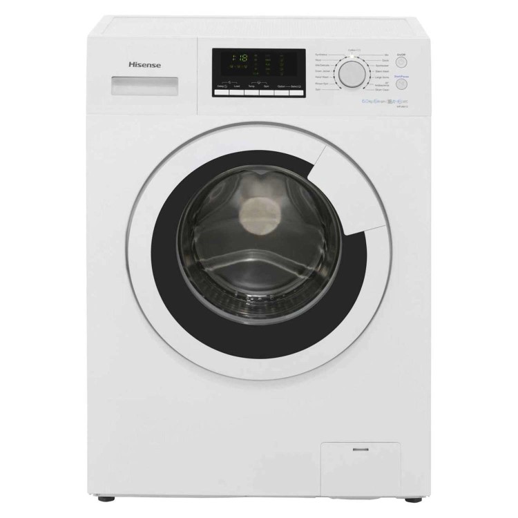 GRADE A2 - Hisense WFHV6012 6kg 1200rpm Freestanding Washing Machine - White
