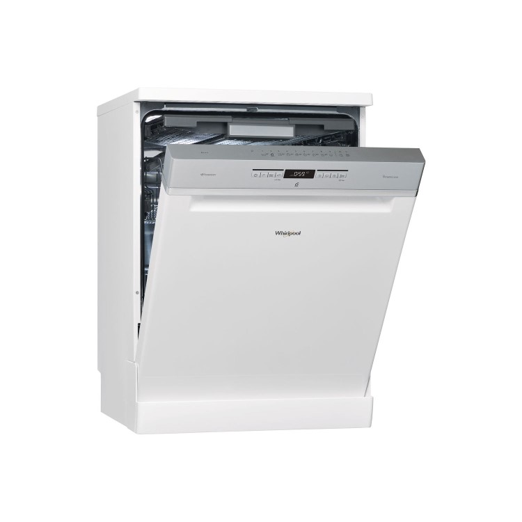 Whirlpool WFO3P33DLUK 14 Place Setting 9.5L Freestanding Full Size Dishwasher - White