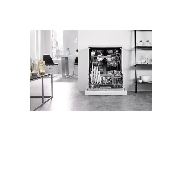 Whirlpool WFO3P33DLUK 14 Place Setting 9.5L Freestanding Full Size Dishwasher - White
