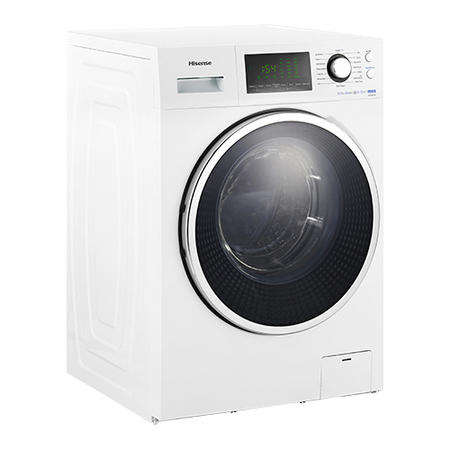 GRADE A1 - Hisense WFP8014V 8kg 1400rpm Freestanding Washing Machine - White