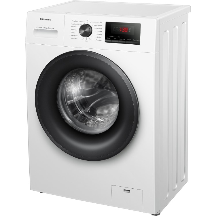 Hisense PV Series 7kg 1200rpm Freestanding Washing Machine With Steam - White