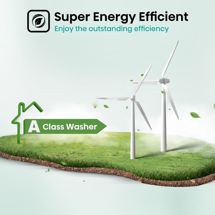 Hisense 3 Series 10kg 1400rpm Washing Machine - White