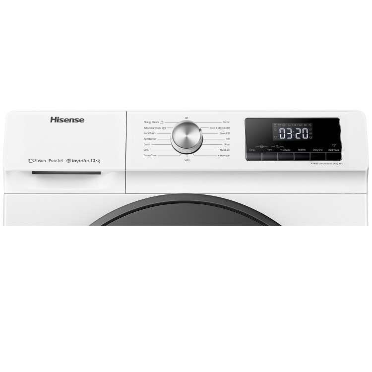 Hisense 3 Series 10kg 1400rpm Washing Machine - White