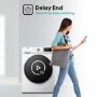 Refurbished Hisense Series 3 WFQA1214EVJM Freestanding 12KG 1400 Spin Washing Machine White