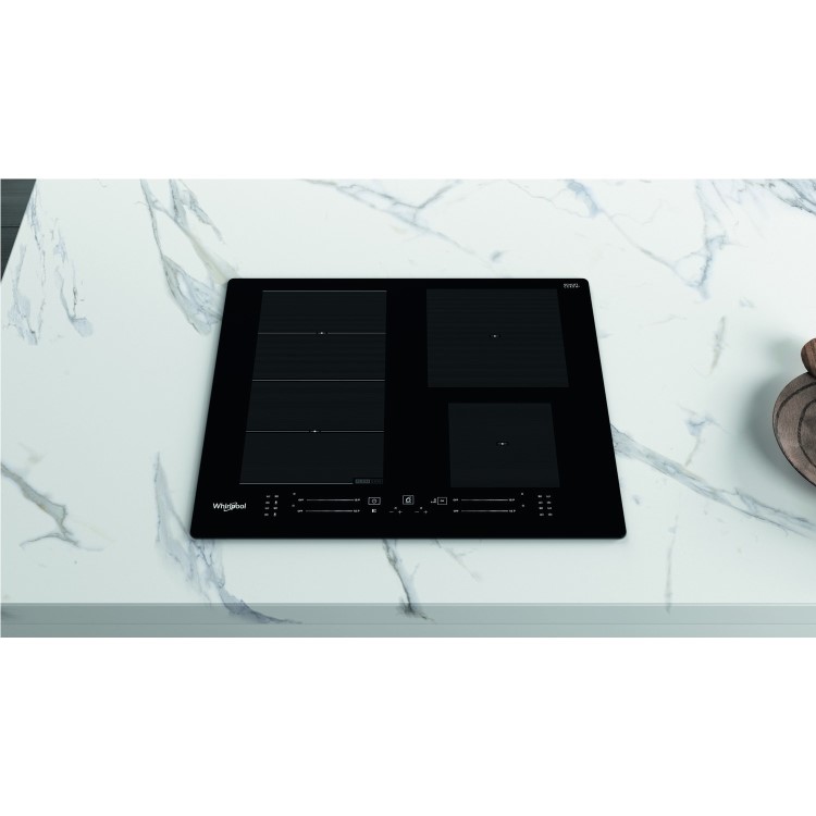 Whirlpool WFS0160NE Touch Control 4 Zone Induction Hob - Black