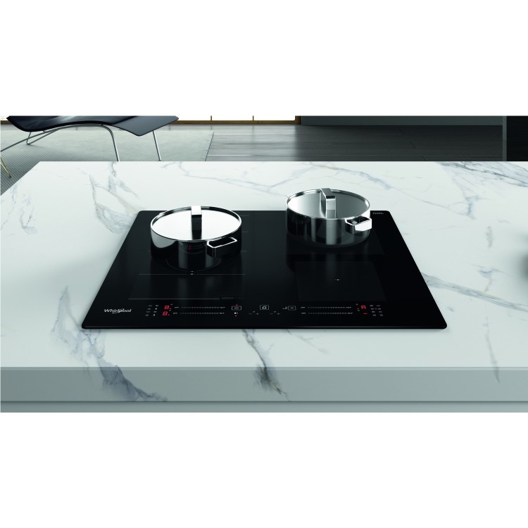 Whirlpool WFS0160NE Touch Control 4 Zone Induction Hob - Black