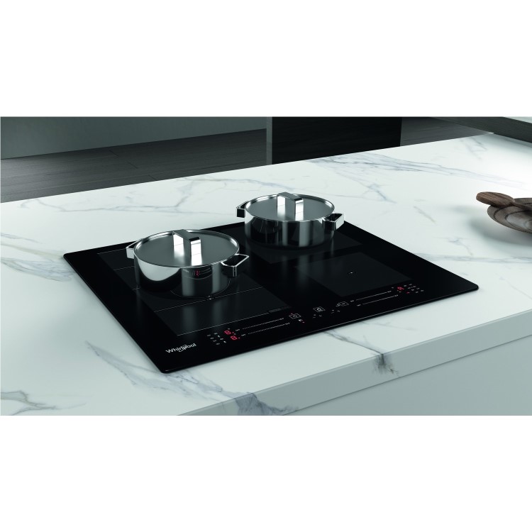 Whirlpool WFS0160NE Touch Control 4 Zone Induction Hob - Black