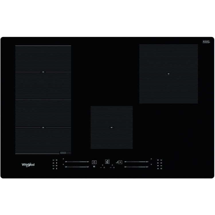 Whirlpool WFS3977NE Touch Control 4 Zone Induction Hob - Black