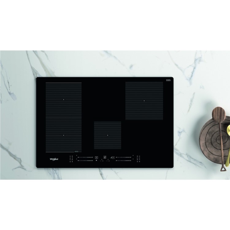 Whirlpool WFS3977NE Touch Control 4 Zone Induction Hob - Black