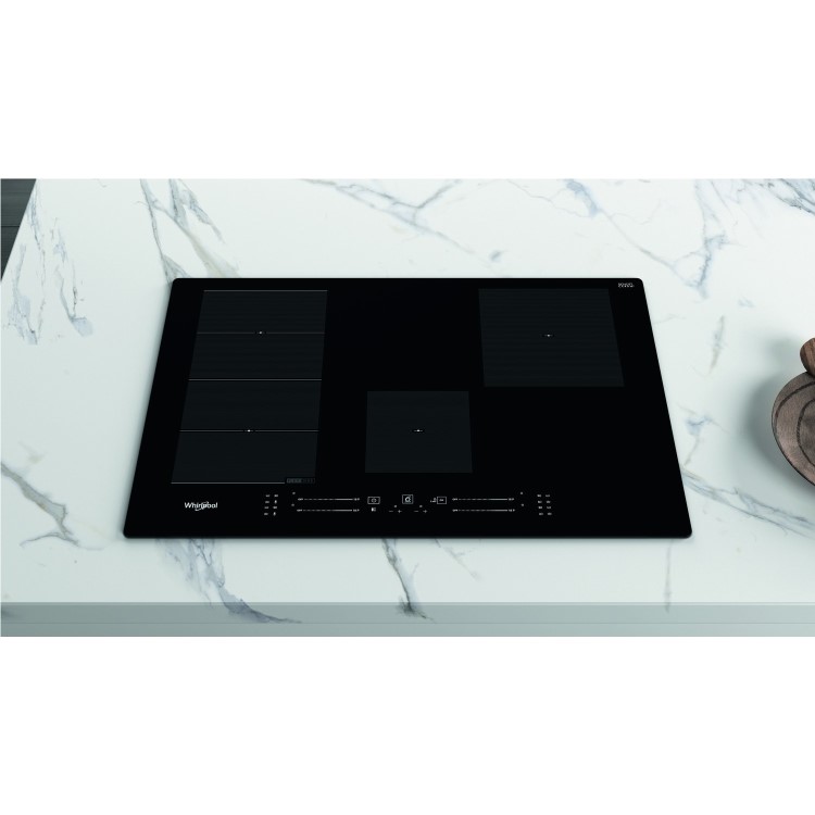 Whirlpool WFS3977NE Touch Control 4 Zone Induction Hob - Black