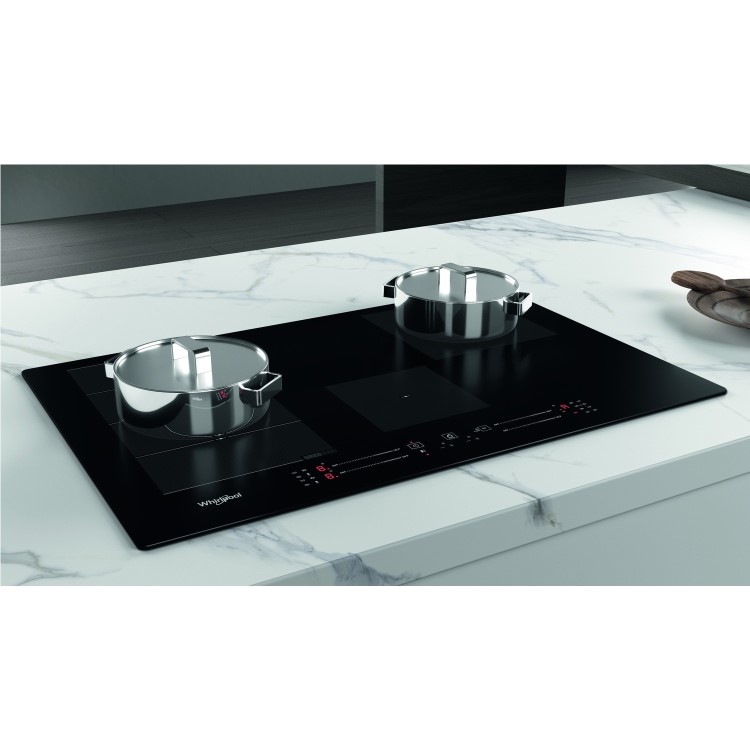 Whirlpool WFS3977NE Touch Control 4 Zone Induction Hob - Black