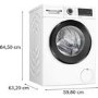 Bosch Series 6 9kg 1400rpm Washing Machine - White