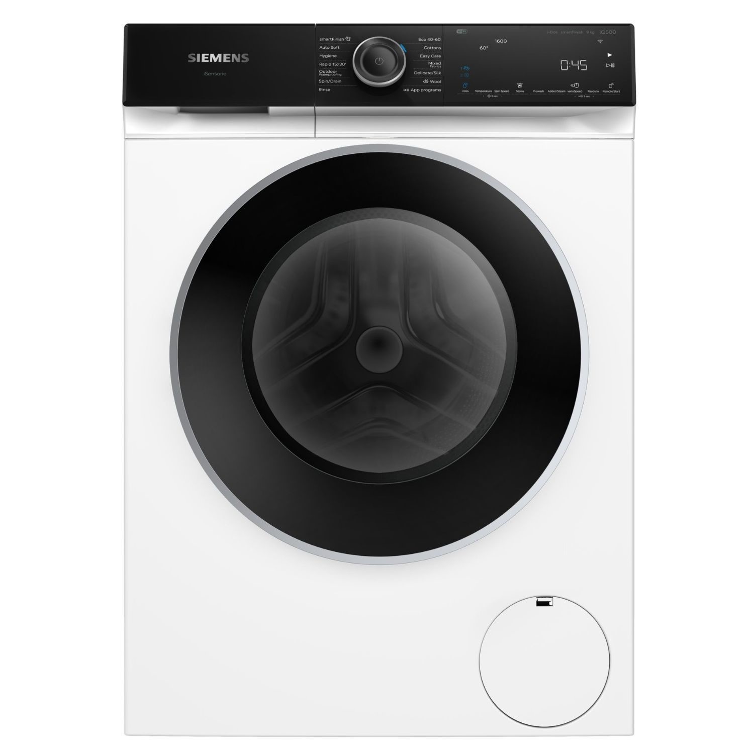 Photos - Other Components Siemens iQ500 9kg 1600rpm Washing Machine - White WG46H2A9GB 