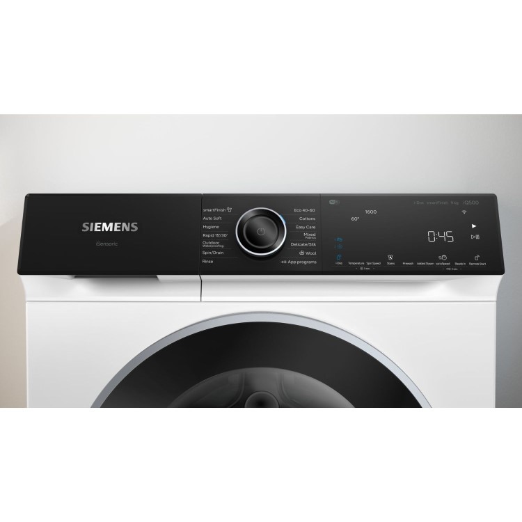 Siemens iQ500 9kg 1600rpm Washing Machine - White