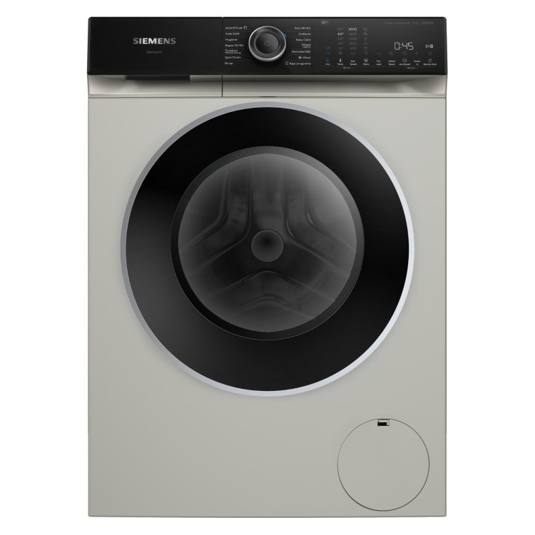 Siemens iQ500 9kg 1600rpm Washing Machine - Silver