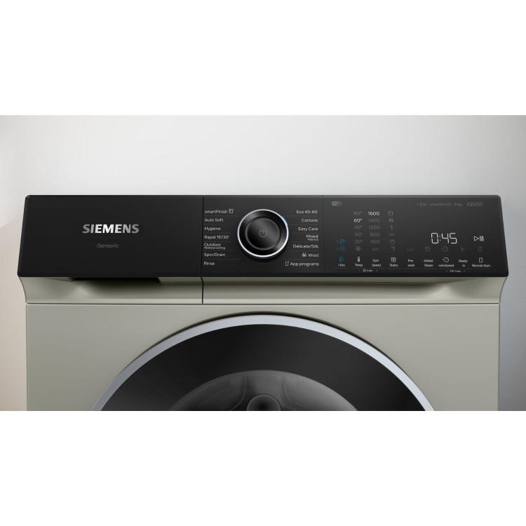 Siemens iQ500 9kg 1600rpm Washing Machine - Silver