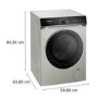 Siemens iQ700 10Kg 1600rpm Washing Machine - Silver