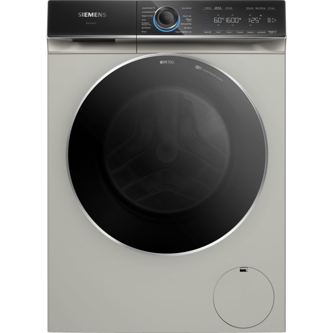 Siemens iQ700 10kg 1600rpm Washing Machine - Silver