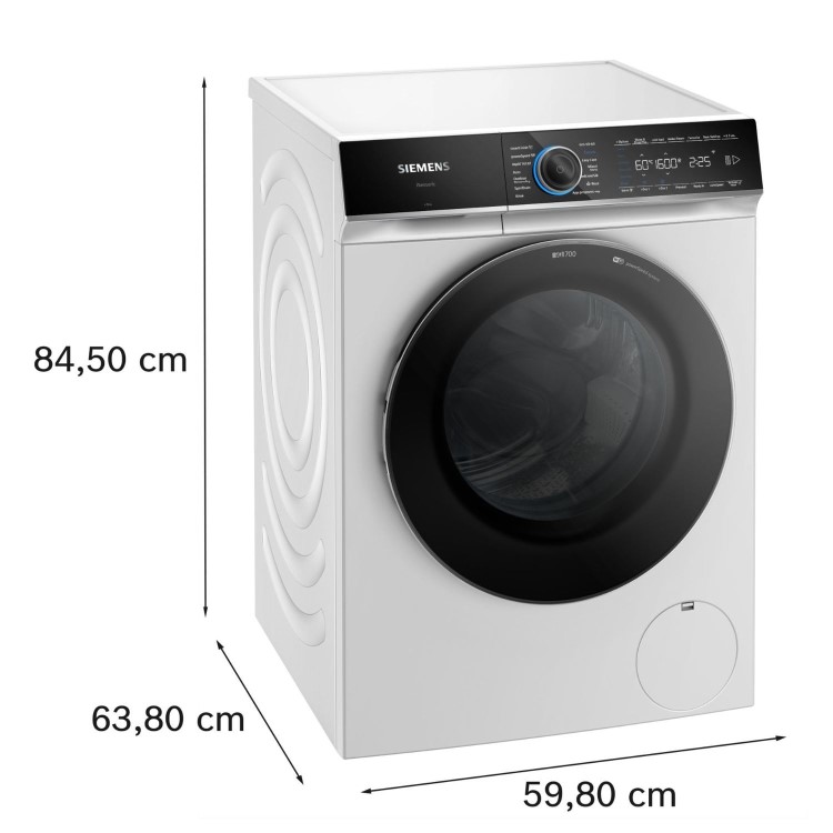 Siemens iQ700 11kg 1600rpm Washing Machine - White