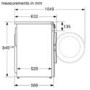 Refurbished Bosch Serie 4 WGG04409GB Freestanding 9KG 1400 Spin Washing Machine White