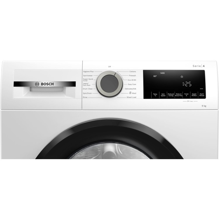 Refurbished Bosch Serie 4 WGG04409GB Freestanding 9KG 1400 Spin Washing Machine White