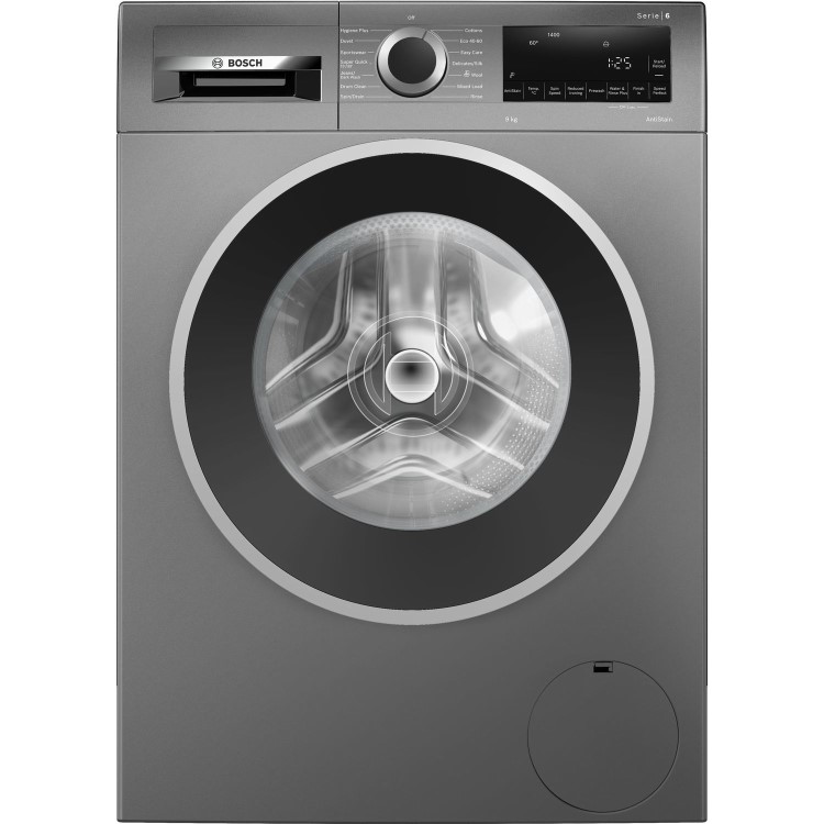 Refurbished Bosch WGG2449RGB Freestanding 9KG 1400 Spin Washing Machine Grey