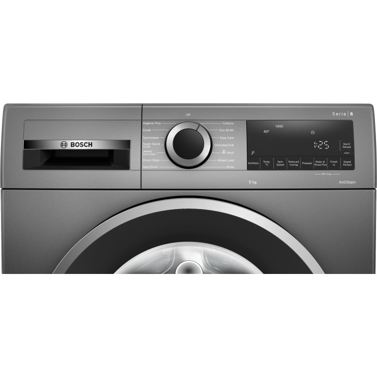 Refurbished Bosch WGG2449RGB Freestanding 9KG 1400 Spin Washing Machine Grey